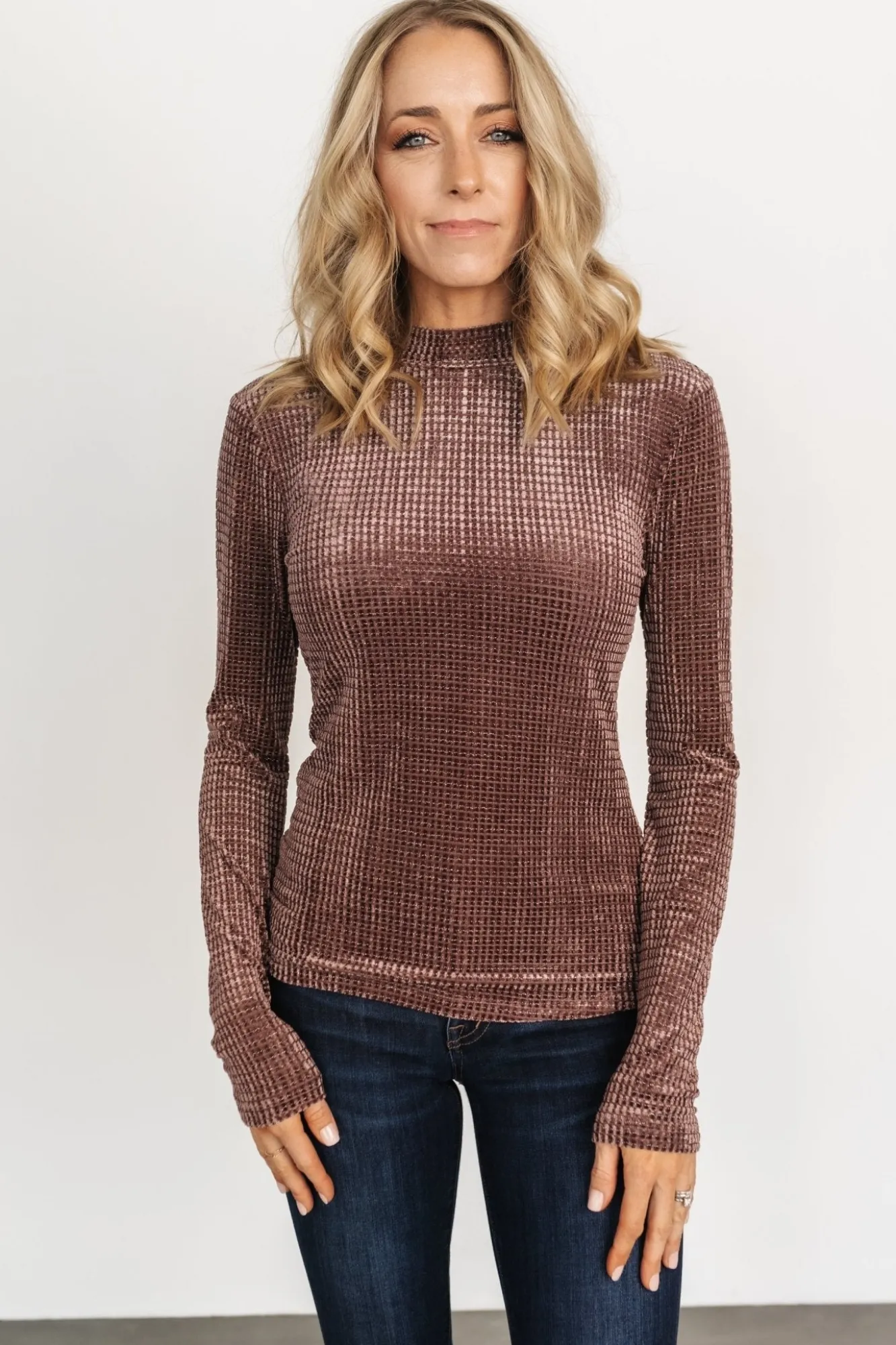 Baltic Born Joss Velvet Top | Dusty Clove