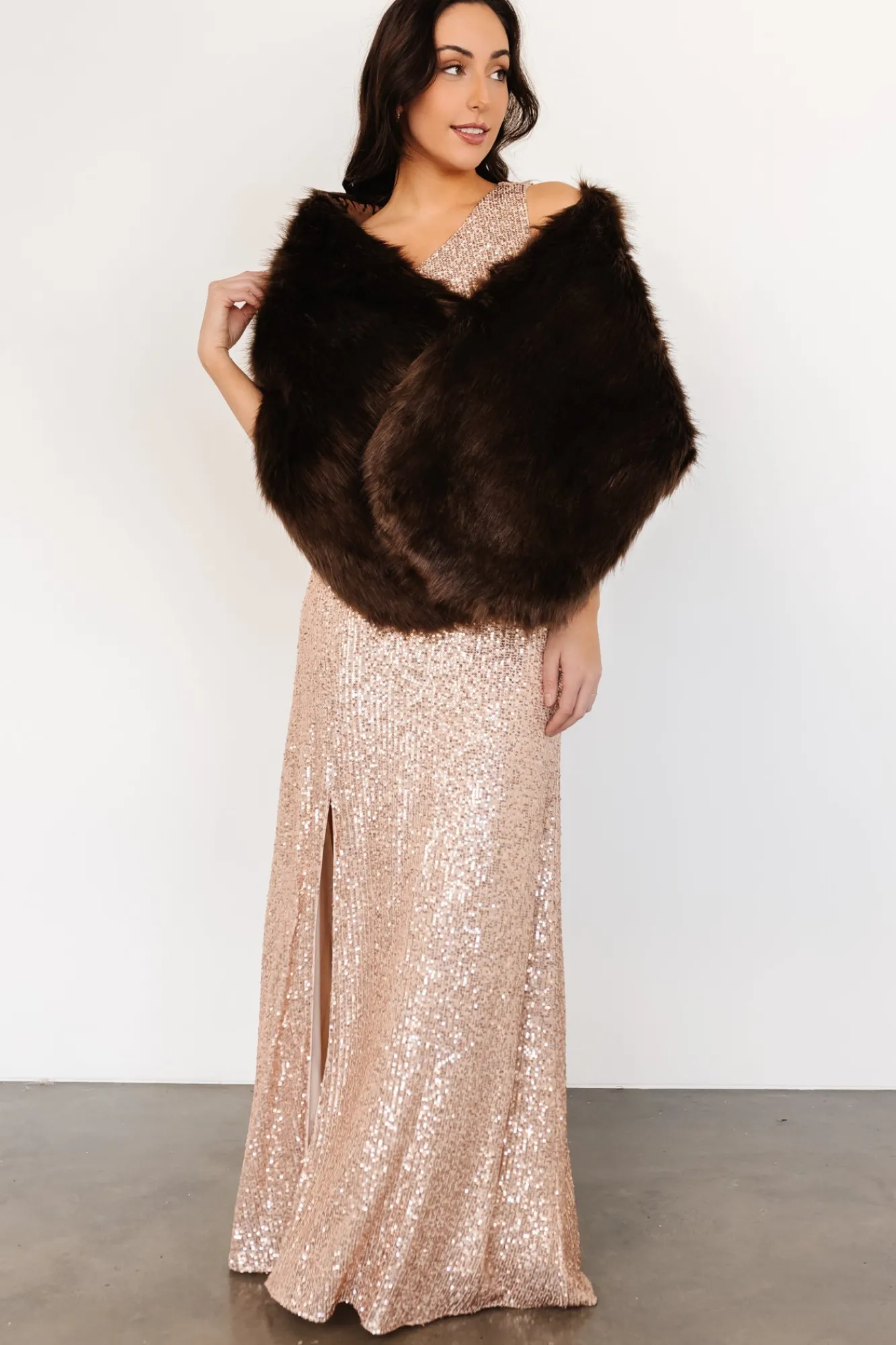 Baltic Born Jovie Faux Fur Shawl |