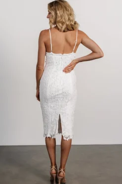 Baltic Born Juliette Bodycon Midi Dress | Off White