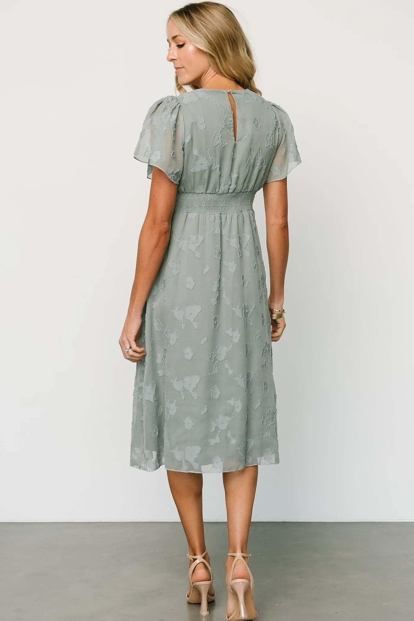 Baltic Born June Smocked Midi Dress |
