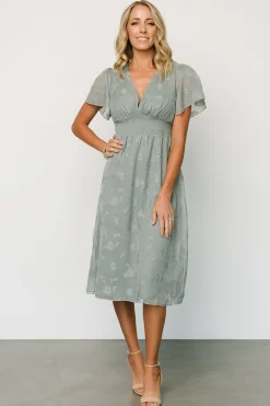 Baltic Born June Smocked Midi Dress |