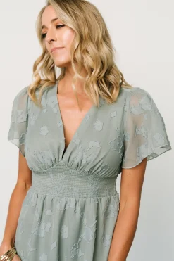Baltic Born June Smocked Midi Dress |