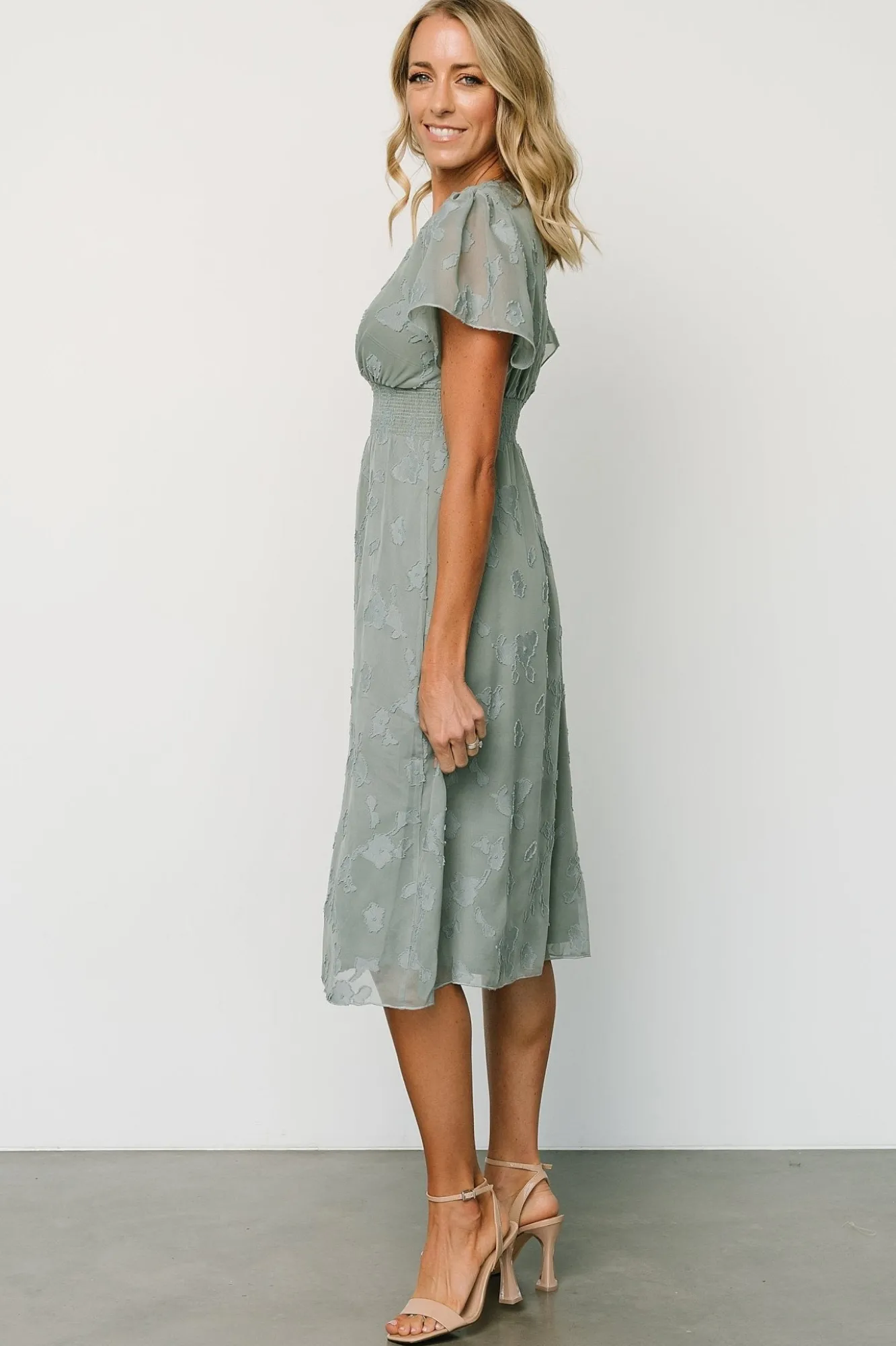 Baltic Born June Smocked Midi Dress |