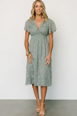 Baltic Born June Smocked Midi Dress |