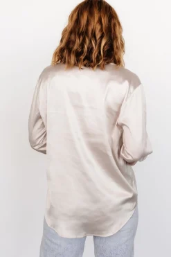 Baltic Born Kacey Satin Button Up Top |