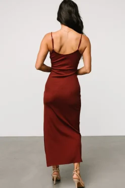 Baltic Born Kade Bodycon Tank Dress | Auburn Brown