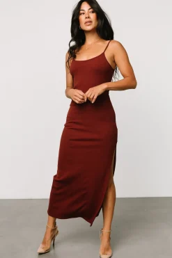 Baltic Born Kade Bodycon Tank Dress | Auburn Brown