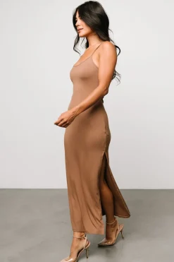 Baltic Born Kade Bodycon Tank Dress | Dusty Brown