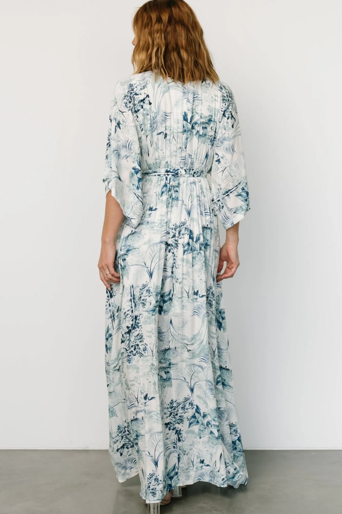 Baltic Born Kalea Maxi Dress | Blue + White