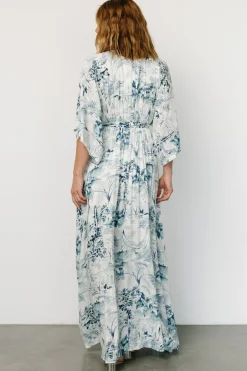 Baltic Born Kalea Maxi Dress | Blue + White