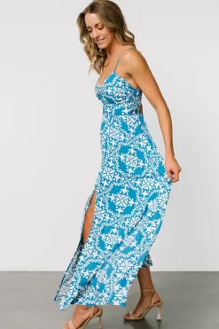 Baltic Born Kali Maxi Dress | Blue + White