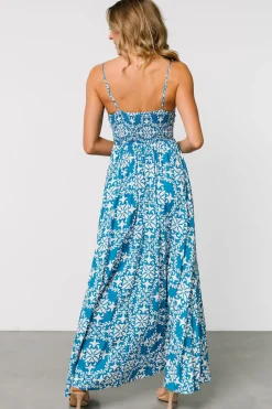 Baltic Born Kali Maxi Dress | Blue + White