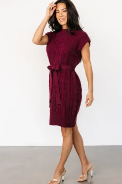 Baltic Born Kambri Cable Knit Sweater Dress |