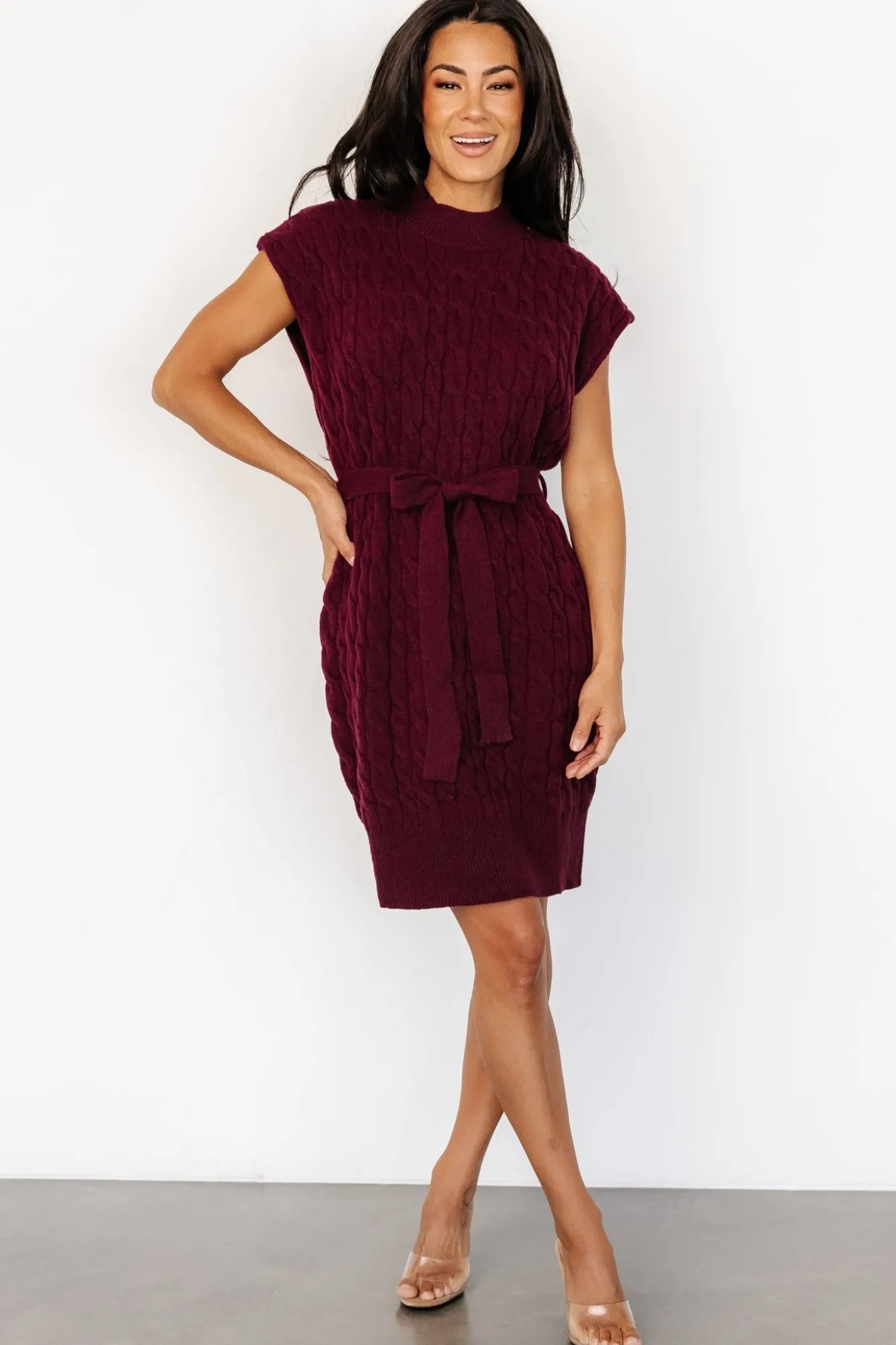 Baltic Born Kambri Cable Knit Sweater Dress |