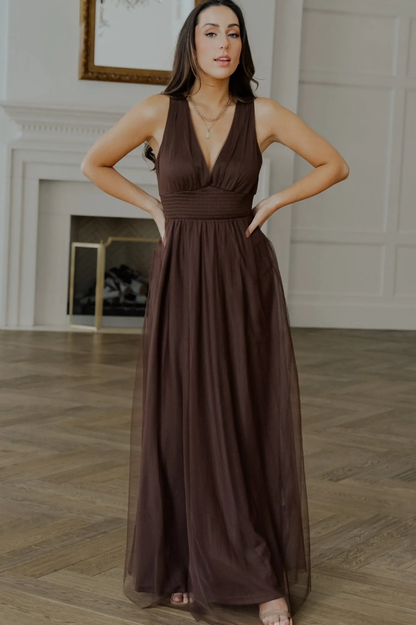 Baltic Born Kamila Tulle Maxi Dress |