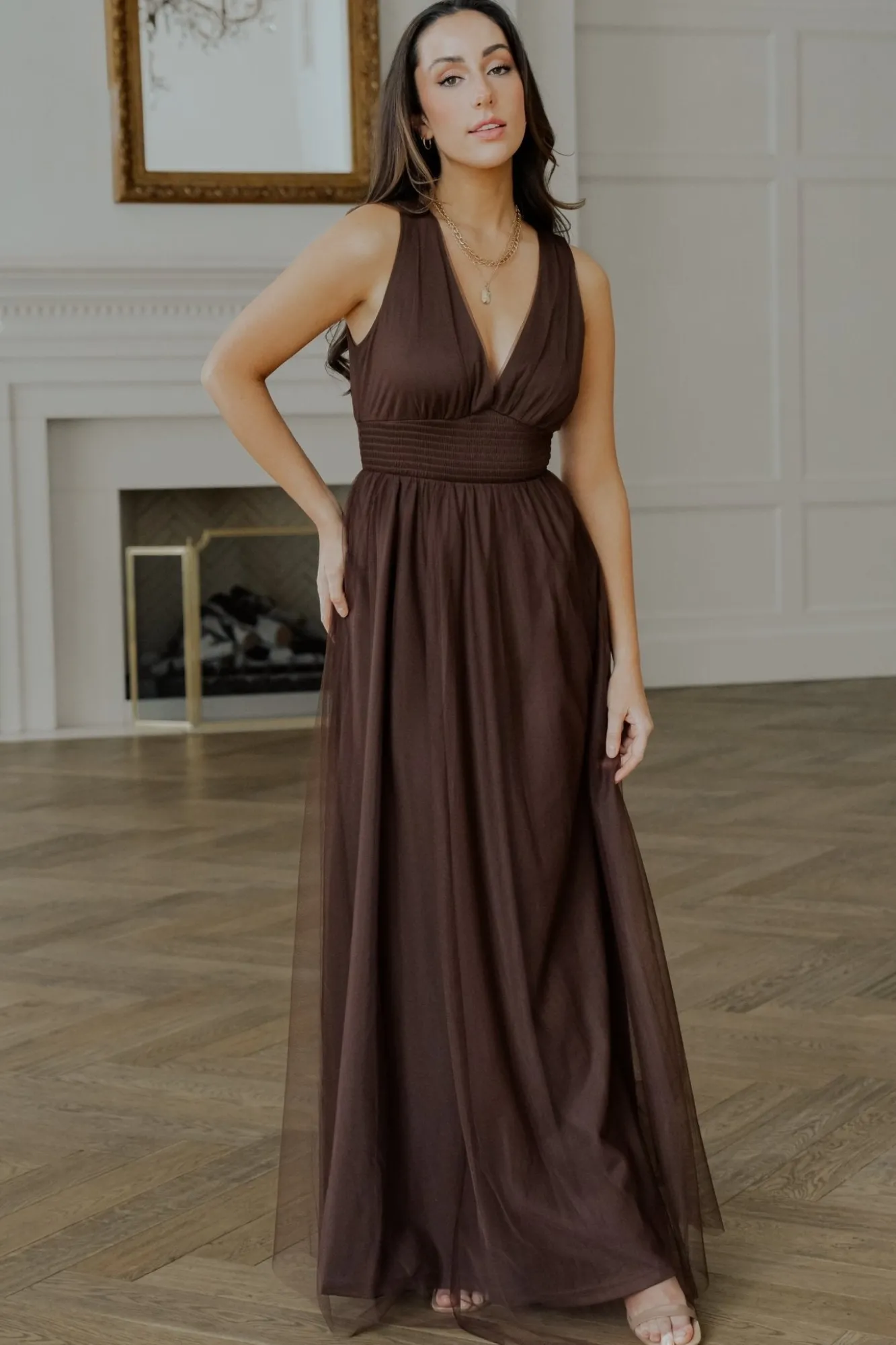 Baltic Born Kamila Tulle Maxi Dress |
