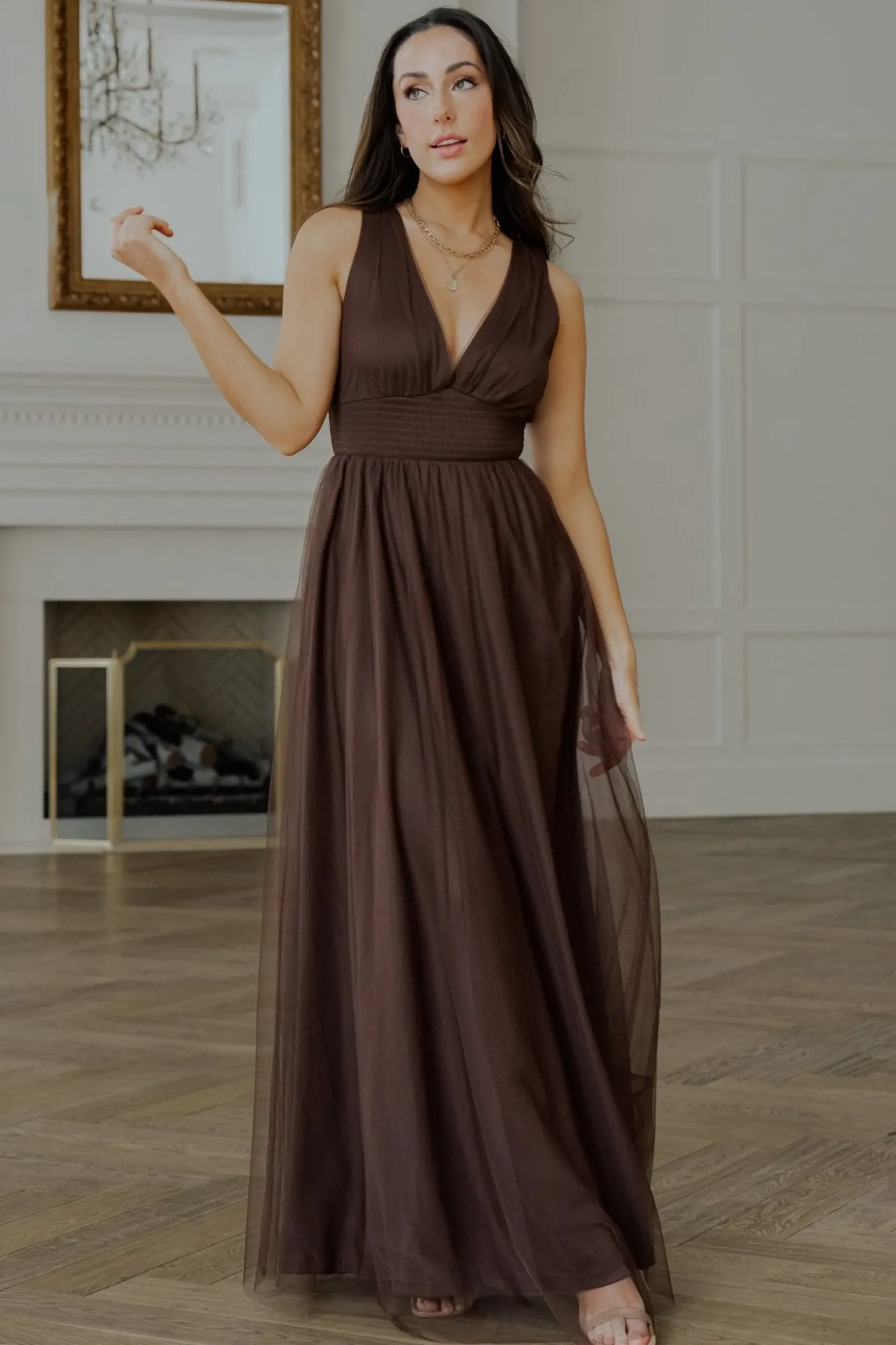 Baltic Born Kamila Tulle Maxi Dress |