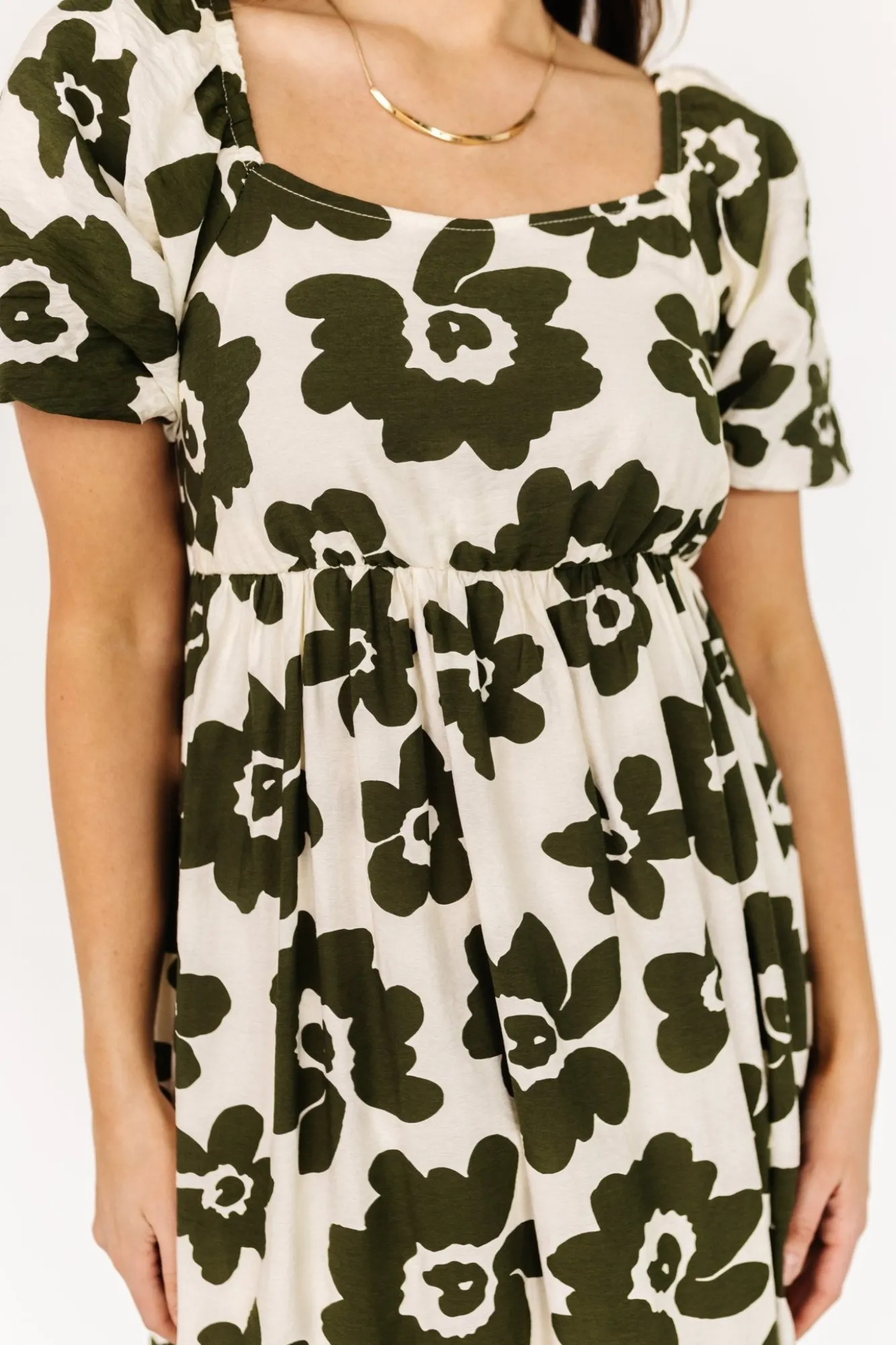Baltic Born Kasey Maxi Dress | Olive + Ivory Print