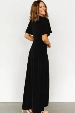 Baltic Born Katelyn Velvet Maxi Wrap Dress |