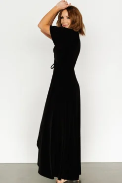 Baltic Born Katelyn Velvet Maxi Wrap Dress |