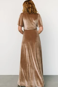 Baltic Born Katelyn Velvet Maxi Wrap Dress |