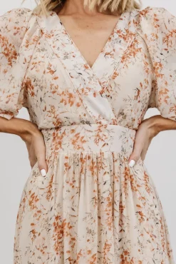 Baltic Born Katherine Maxi Dress | Cream + Rust Floral