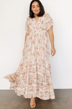 Baltic Born Katherine Maxi Dress | Cream + Rust Floral