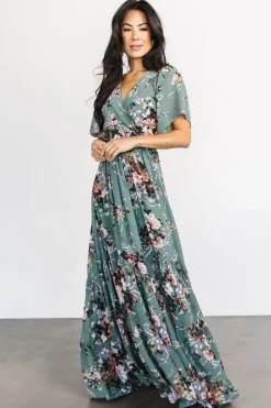 Baltic Born Katherine Maxi Dress | Dusty Green Floral