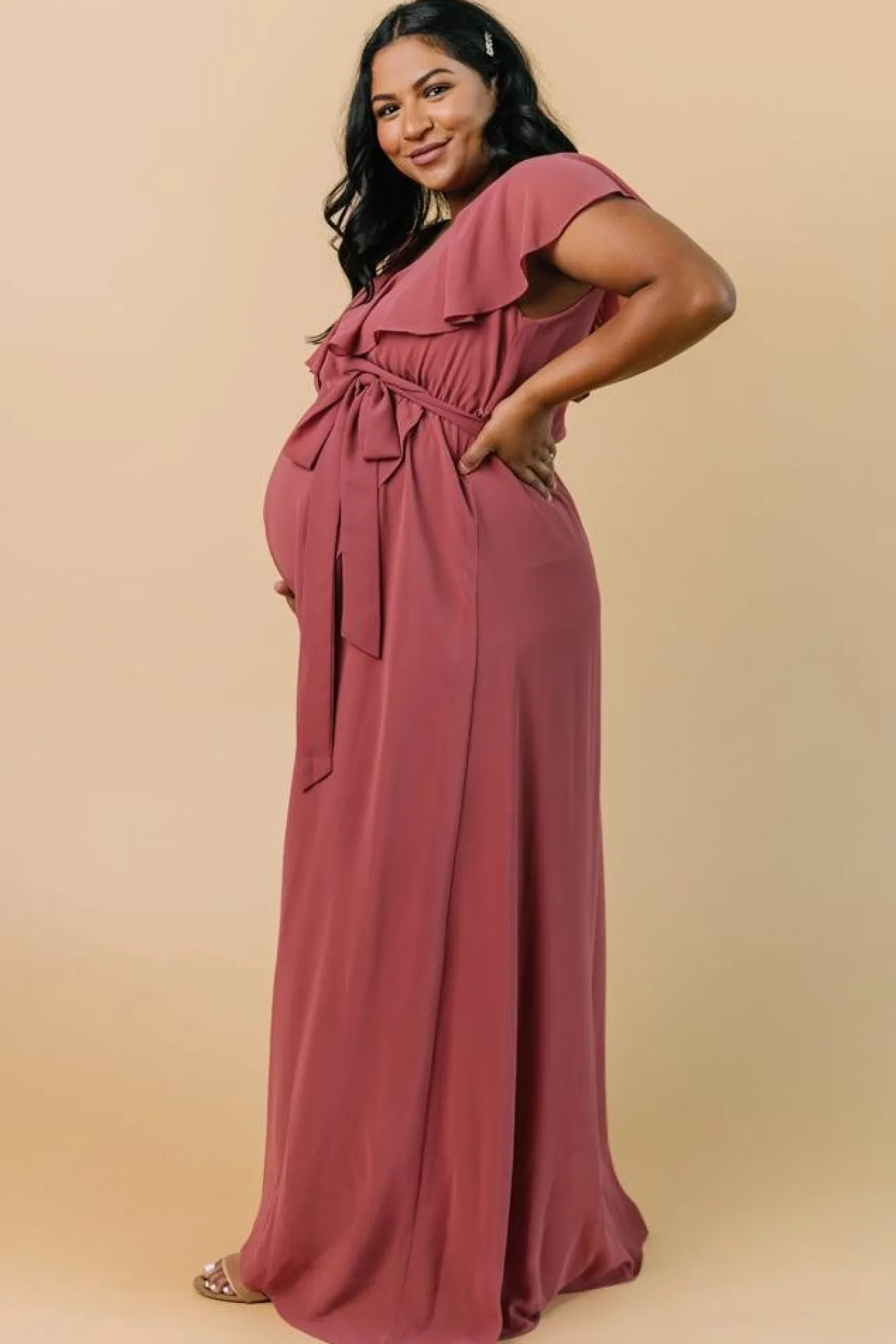 Baltic Born Katya Ruffle Maxi Dress |