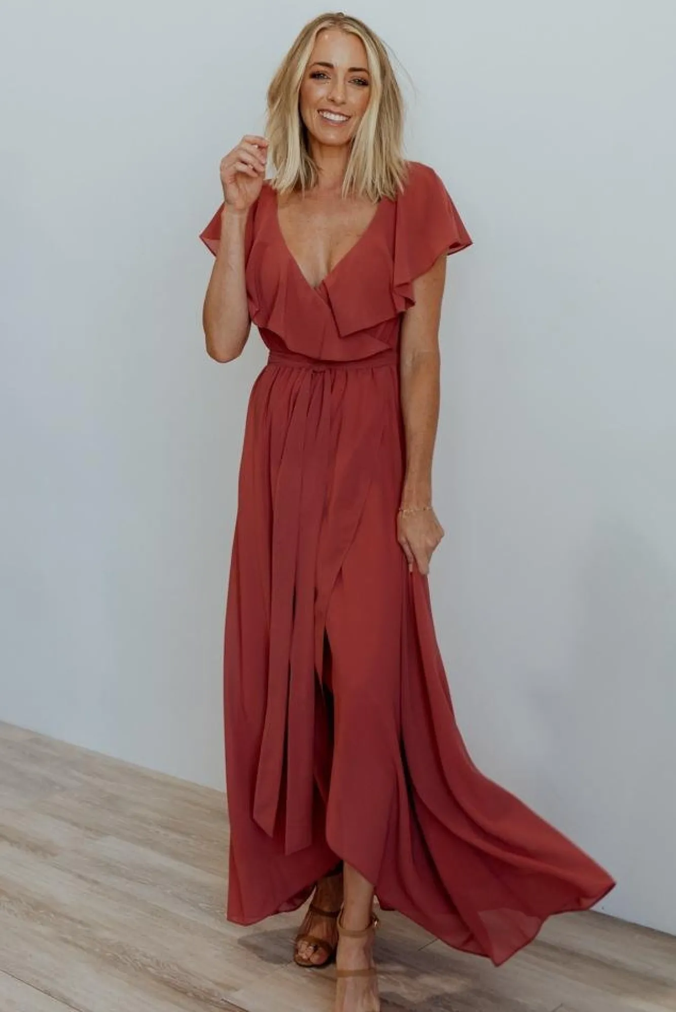 Baltic Born Katya Ruffle Maxi Dress |