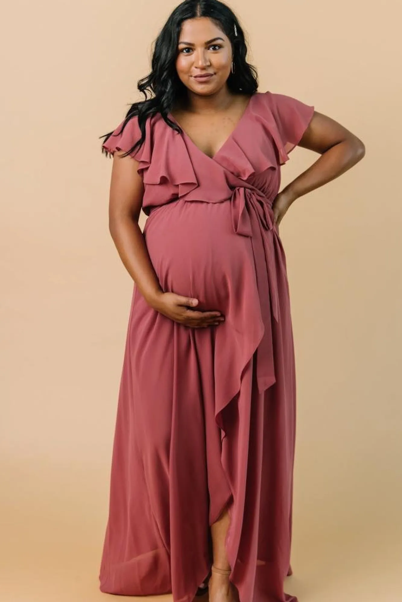 Baltic Born Katya Ruffle Maxi Dress |