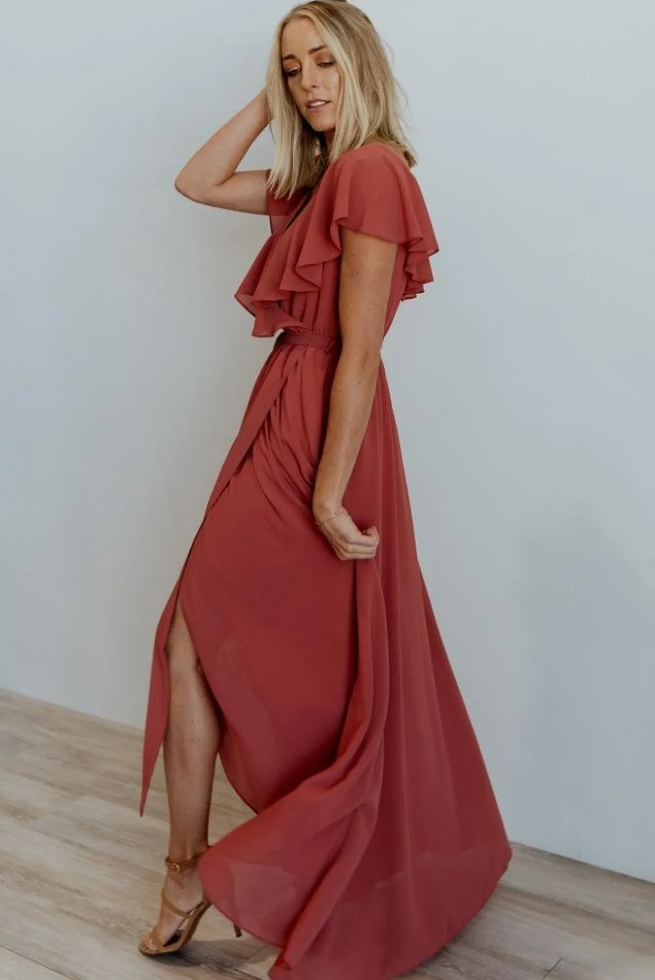 Baltic Born Katya Ruffle Maxi Dress |