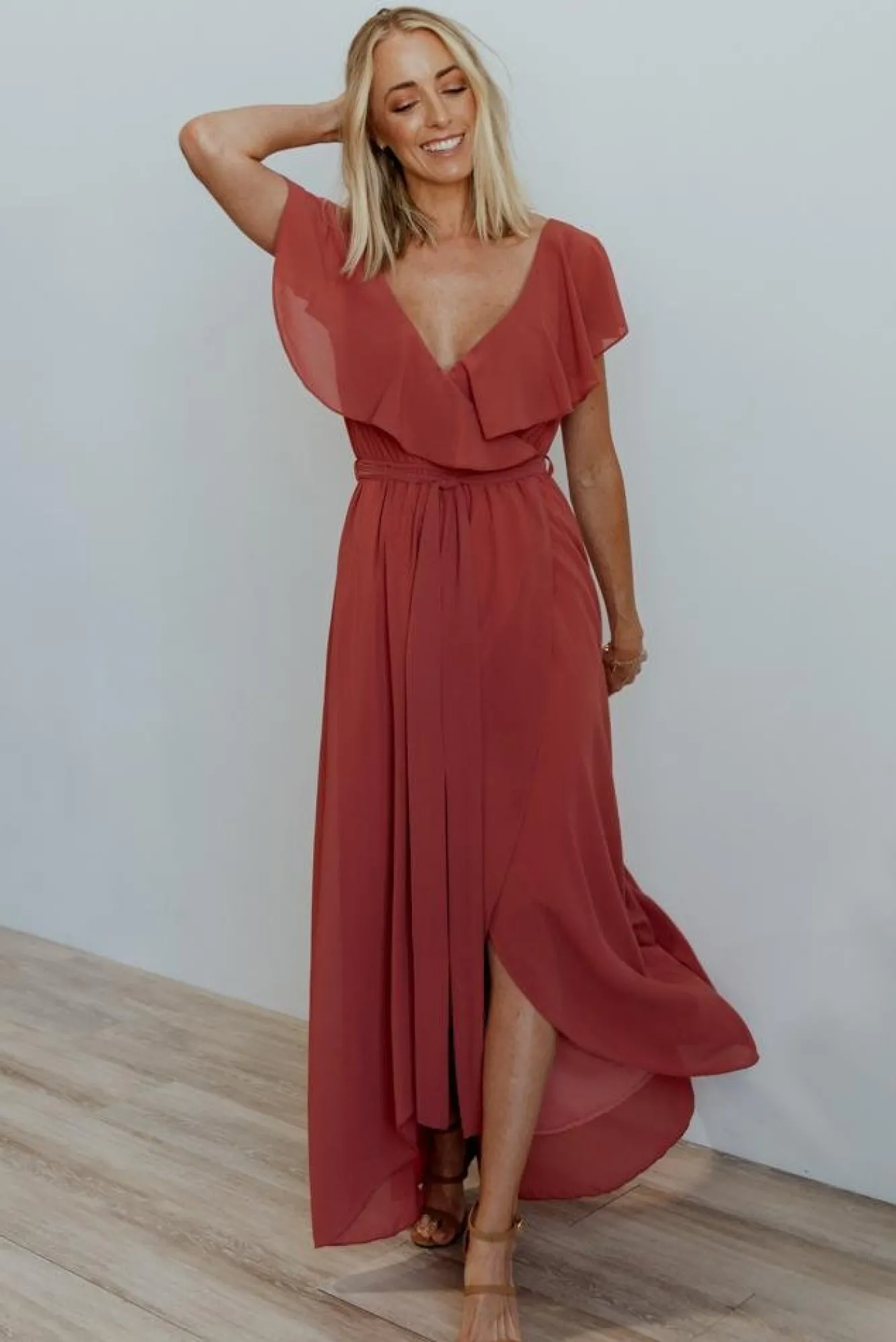 Baltic Born Katya Ruffle Maxi Dress |