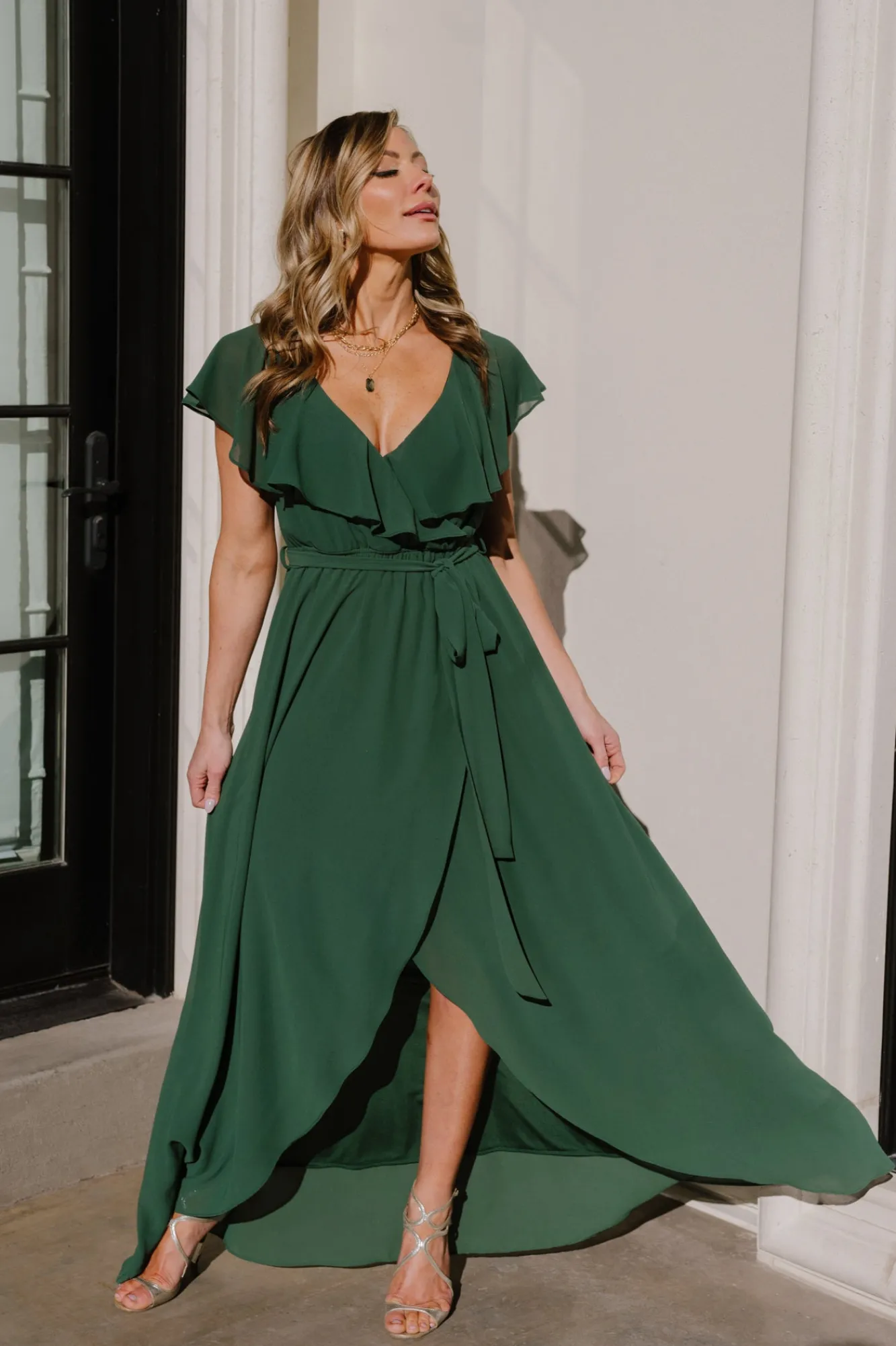 Baltic Born Katya Ruffle Maxi Dress |