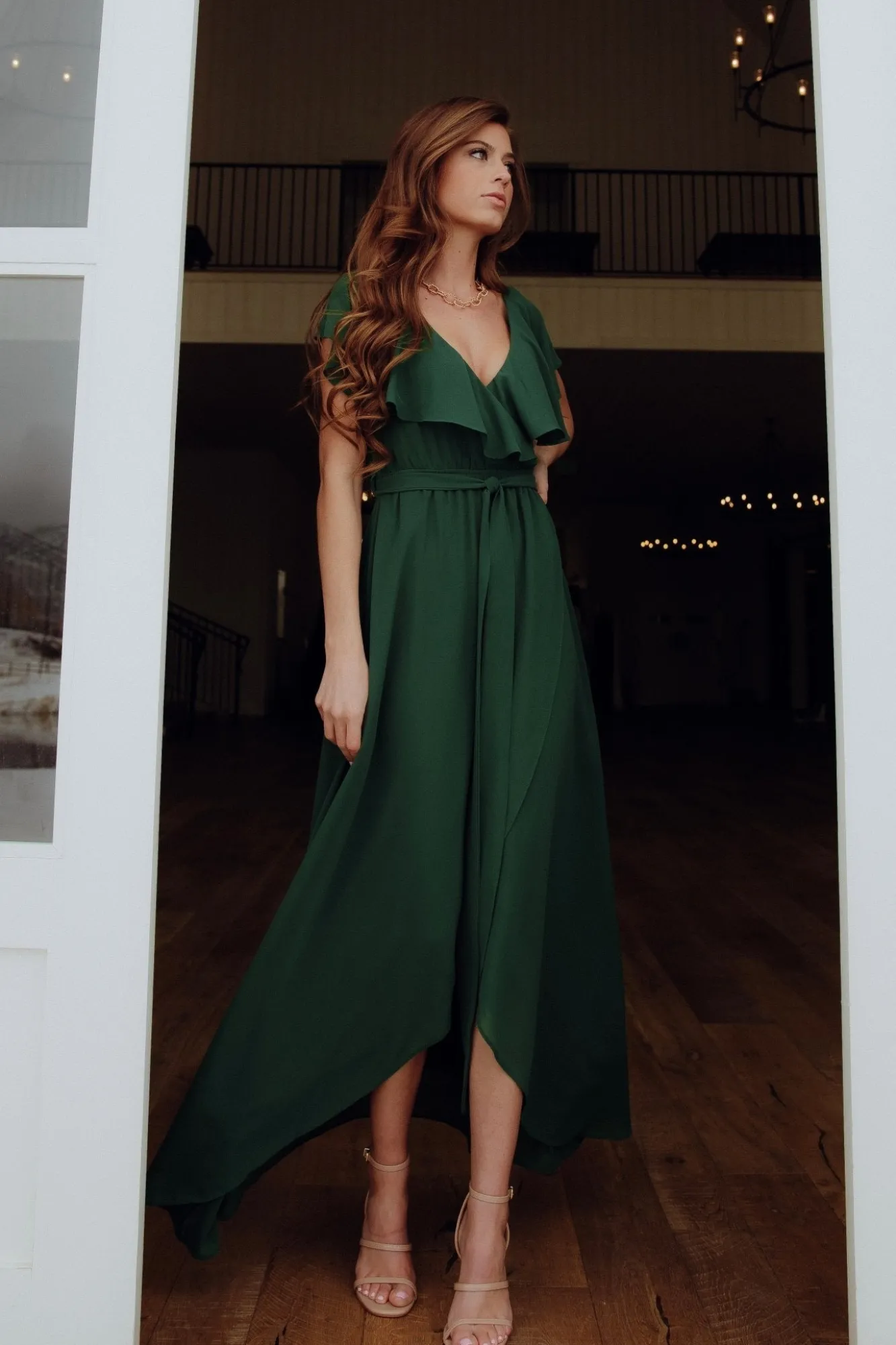 Baltic Born Katya Ruffle Maxi Dress |