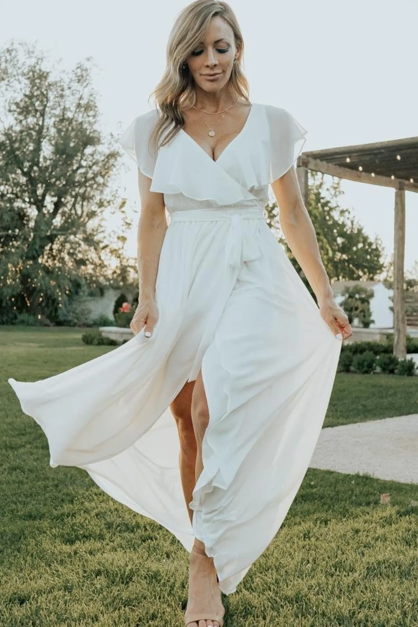 Baltic Born Katya Ruffle Maxi Dress |