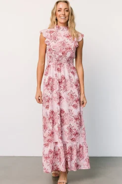 Baltic Born Kearny Ruffle Maxi Dress | Pink Floral