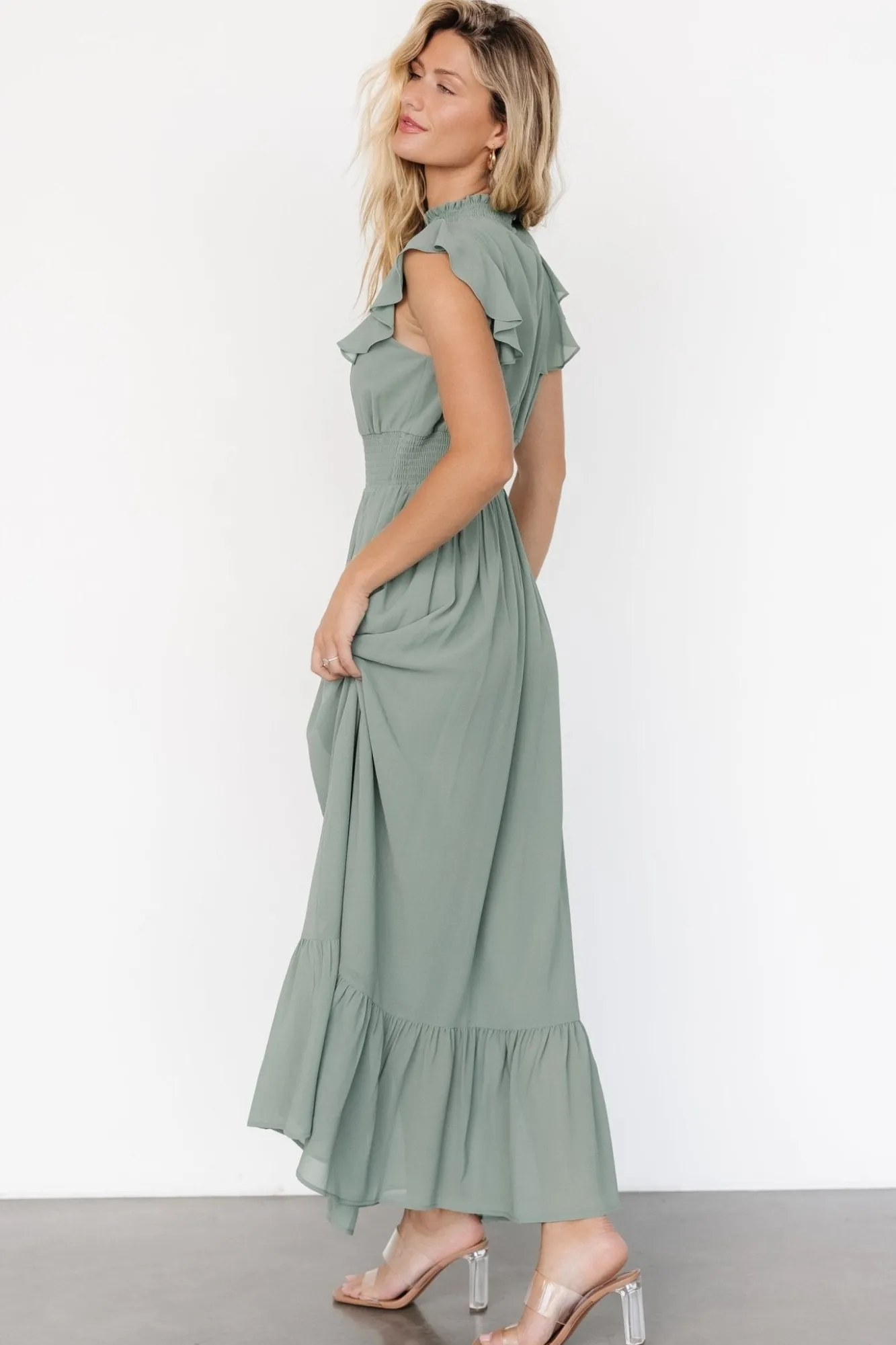 Baltic Born Kearny Ruffle Maxi Dress |