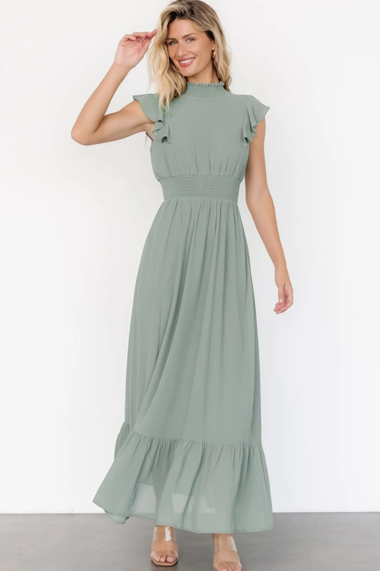 Baltic Born Kearny Ruffle Maxi Dress |