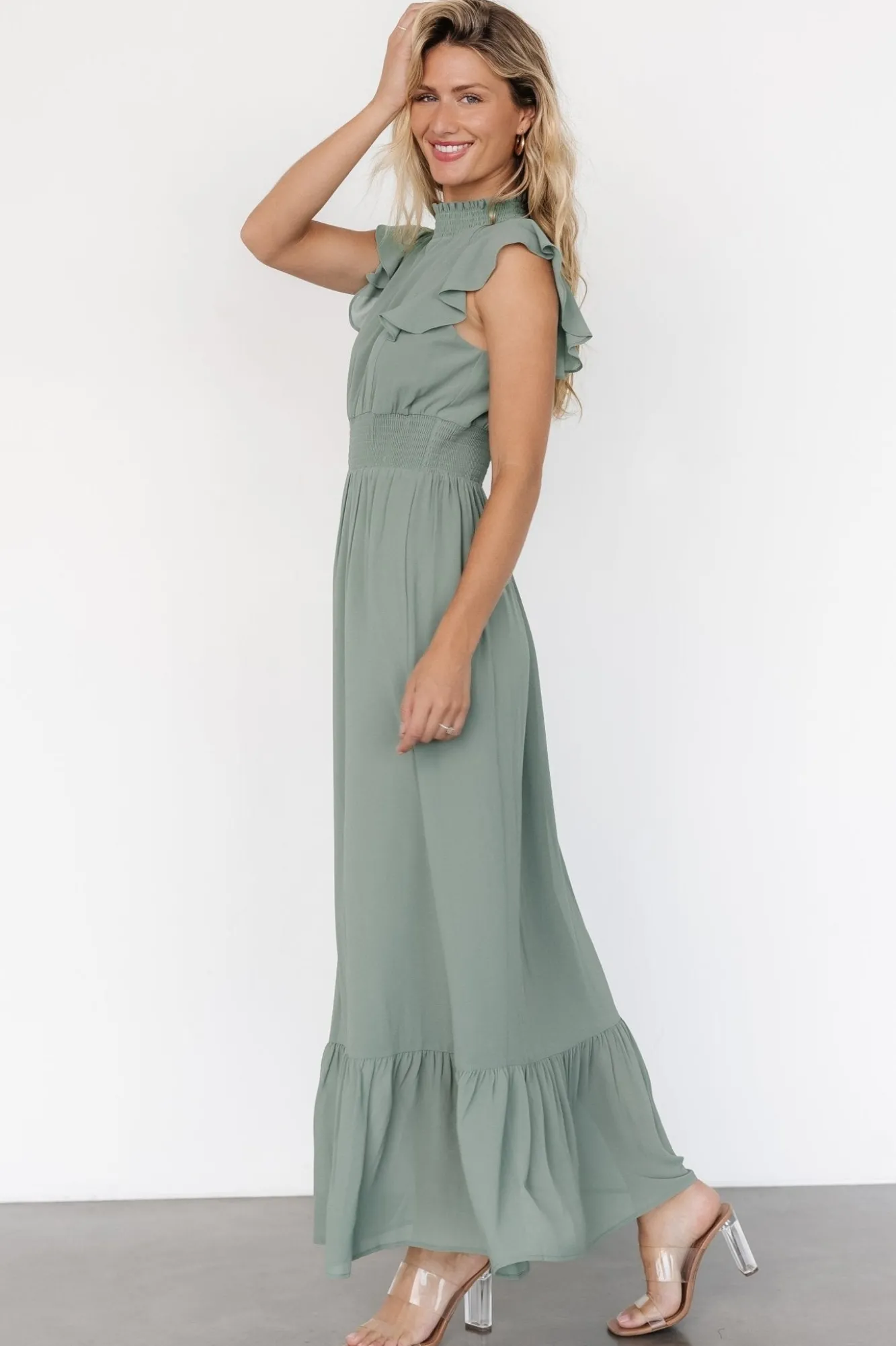 Baltic Born Kearny Ruffle Maxi Dress |