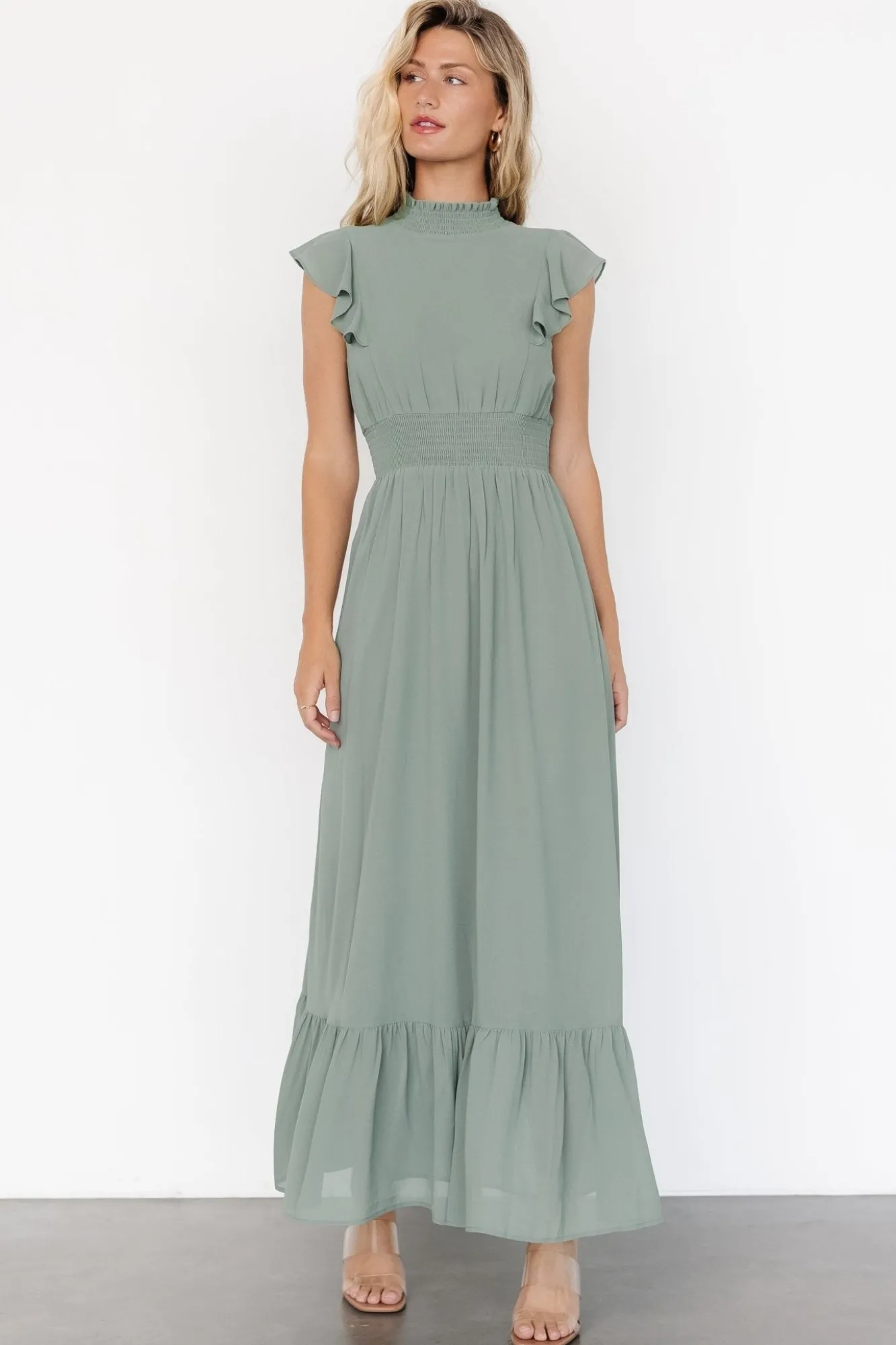 Baltic Born Kearny Ruffle Maxi Dress |
