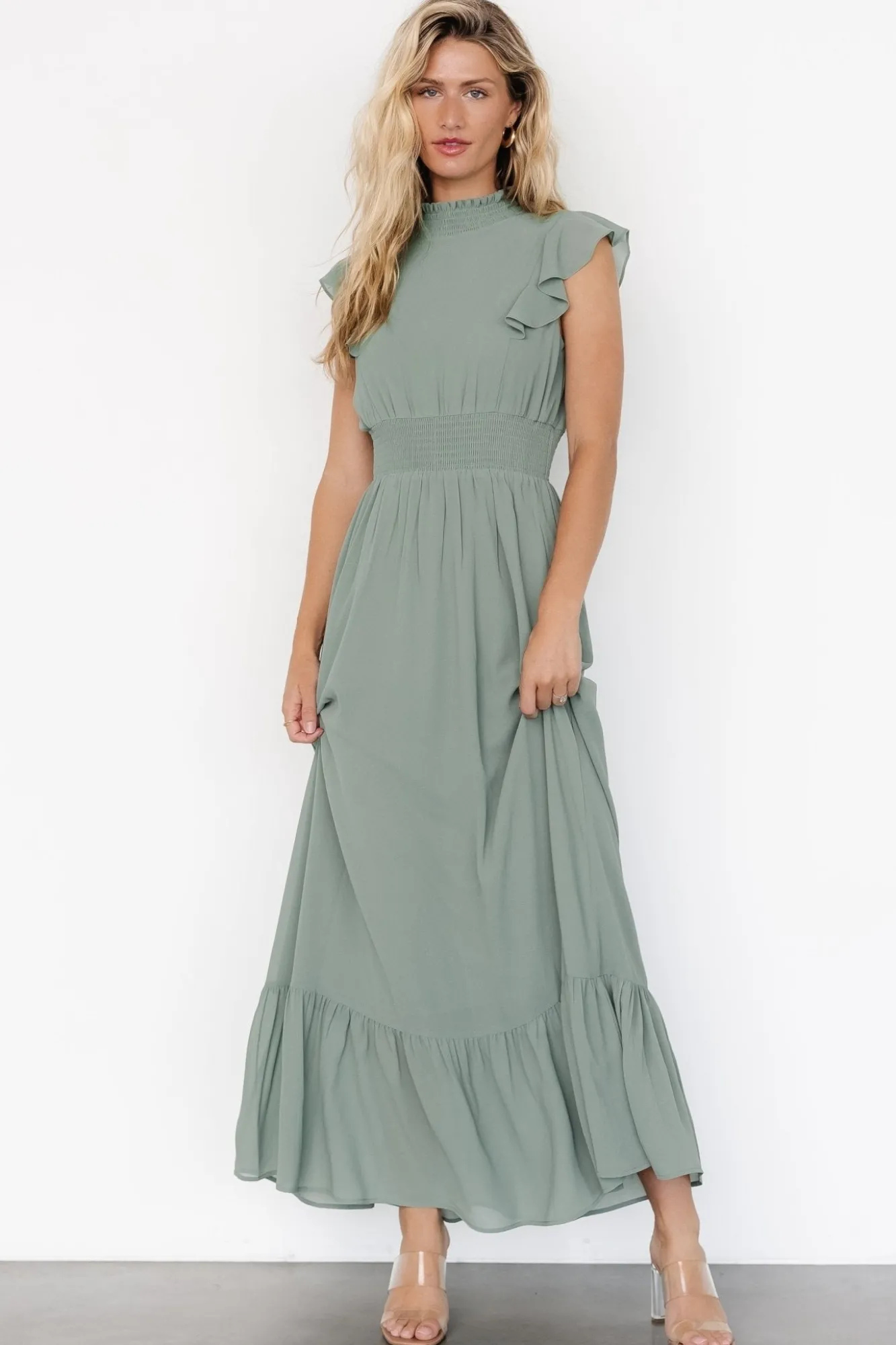 Baltic Born Kearny Ruffle Maxi Dress |