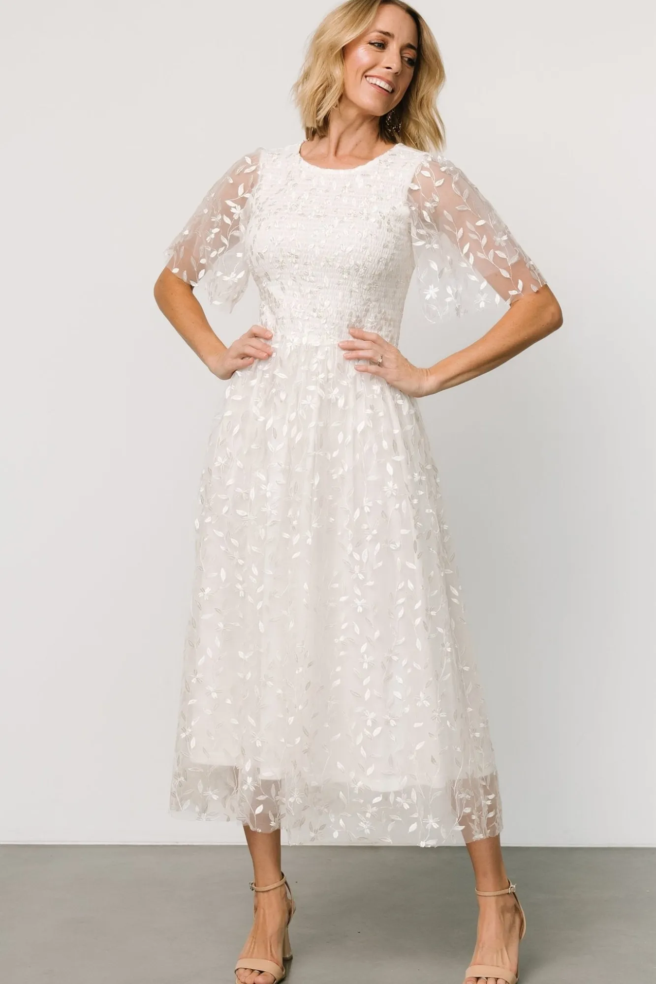 Baltic Born Kendra Embroidered Dress |