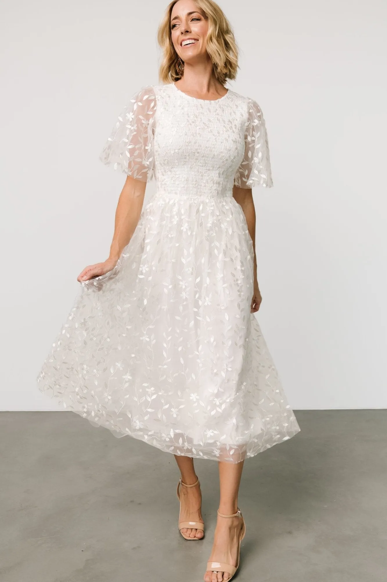 Baltic Born Kendra Embroidered Dress |