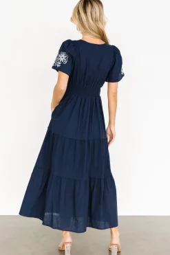 Baltic Born Kennedy Embroidered Maxi Dress |
