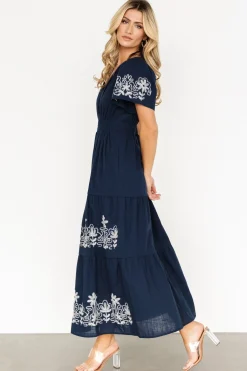 Baltic Born Kennedy Embroidered Maxi Dress |