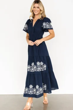 Baltic Born Kennedy Embroidered Maxi Dress |