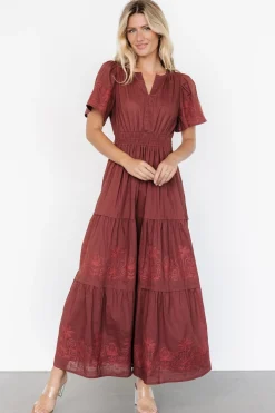 Baltic Born Kennedy Embroidered Maxi Dress |
