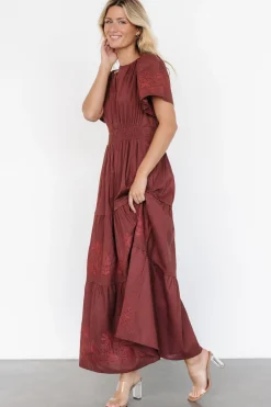 Baltic Born Kennedy Embroidered Maxi Dress |