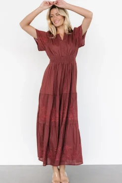 Baltic Born Kennedy Embroidered Maxi Dress |